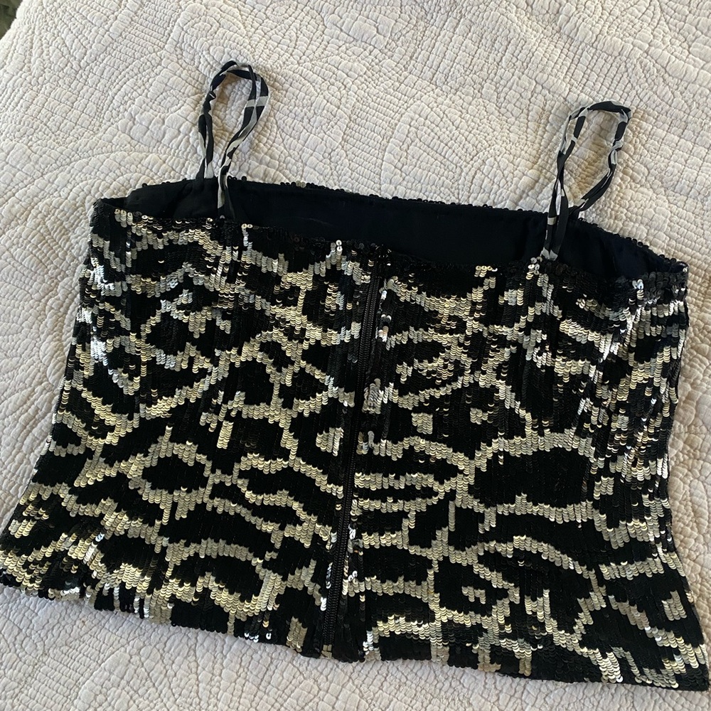 Sequined Women's Tank Top - Picture 2 of 5